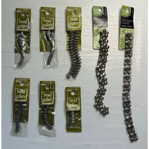 Silver Plated Metal Bead Lot Bead Gallery Floral